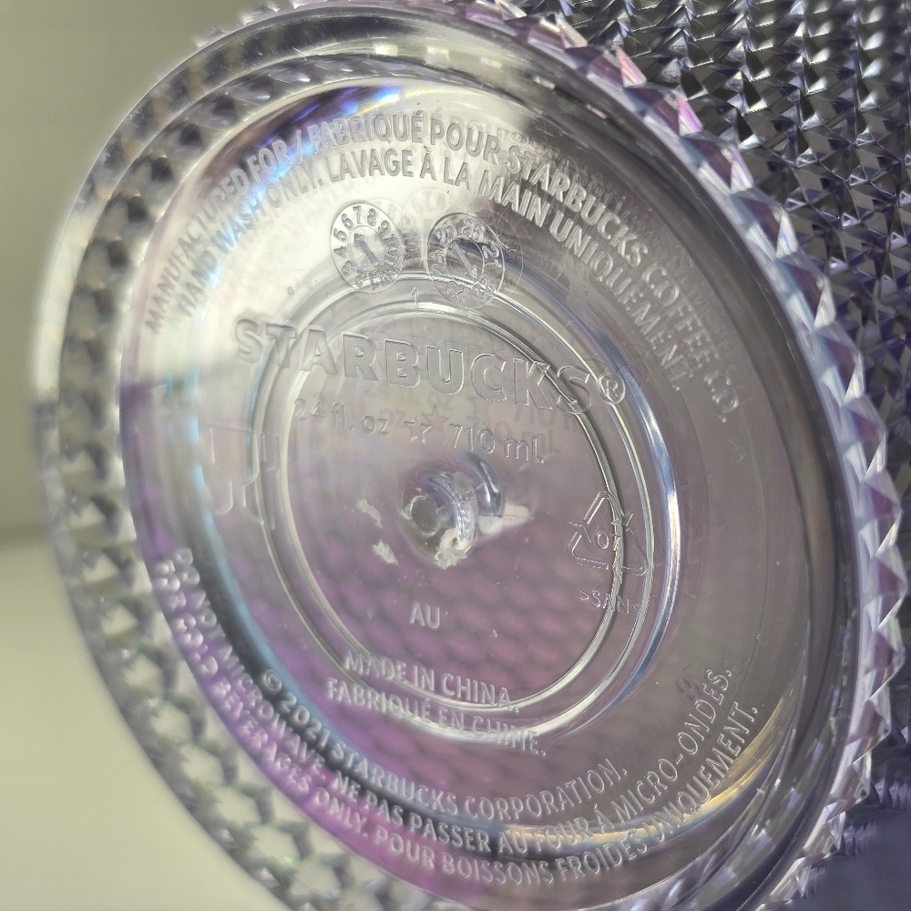 Starbucks Clear Studded Textured Tumbler - Picture 3 of 4